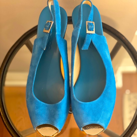 Authentic Jimmy Choo wedge platforms - Picture 2 of 5